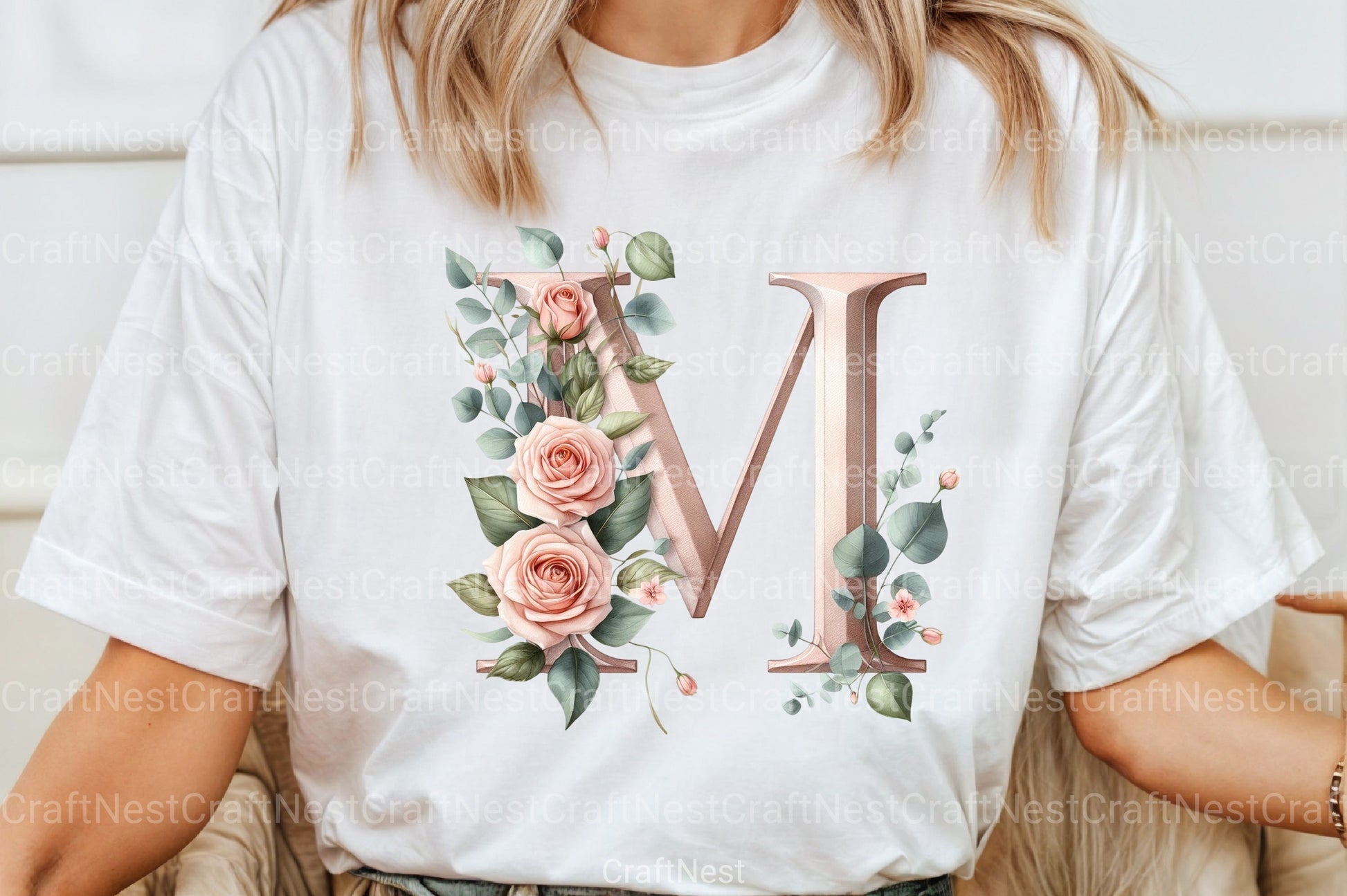 Floral Alphabet Clipart Bundle 19 - CraftNest - Digital Crafting and Art