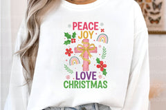 Peace Joy Love Christmas Clipart Bundle - CraftNest - Digital Crafting and Art