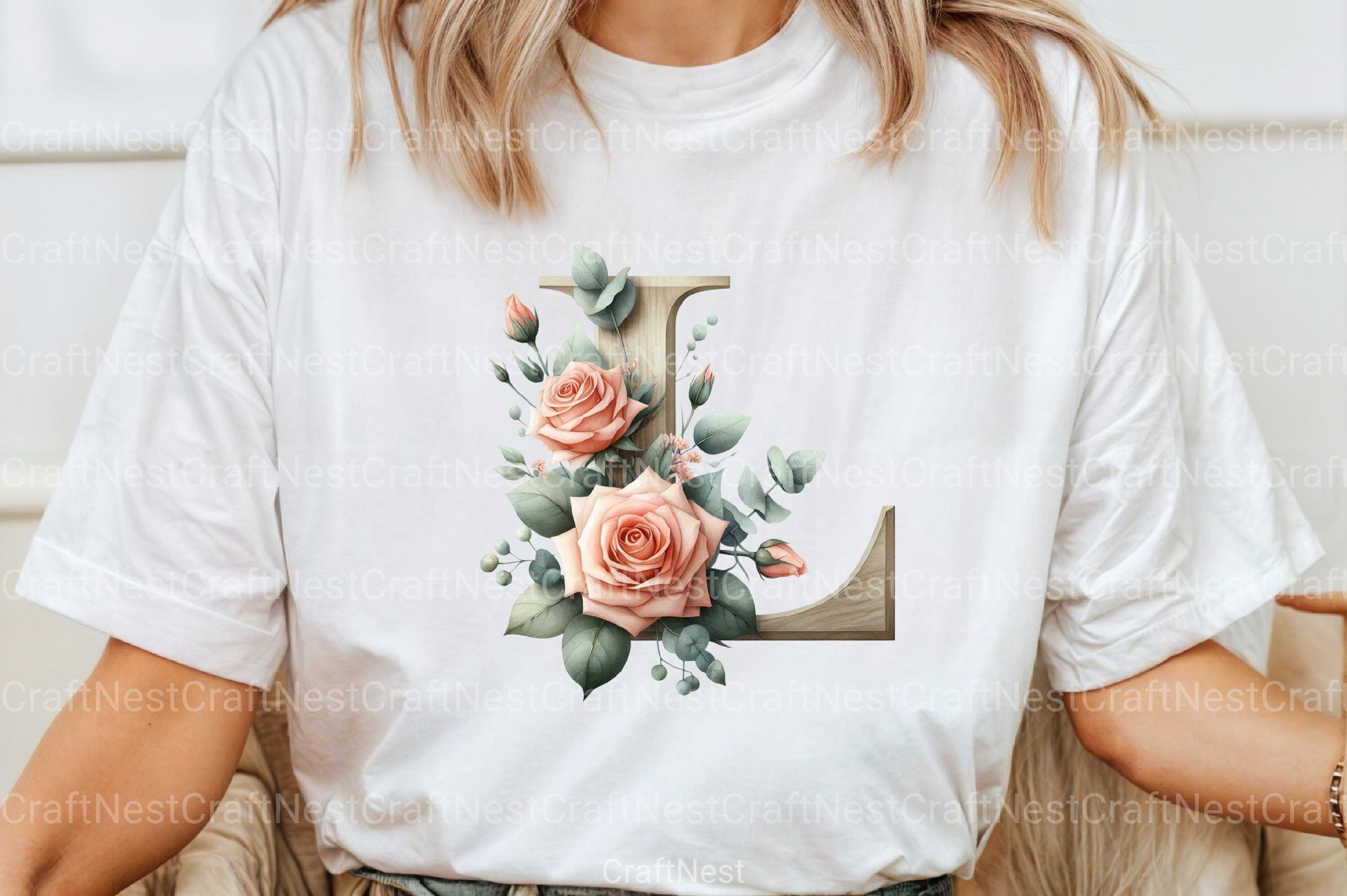 Floral Alphabet Clipart Bundle 122 - CraftNest - Digital Crafting and Art