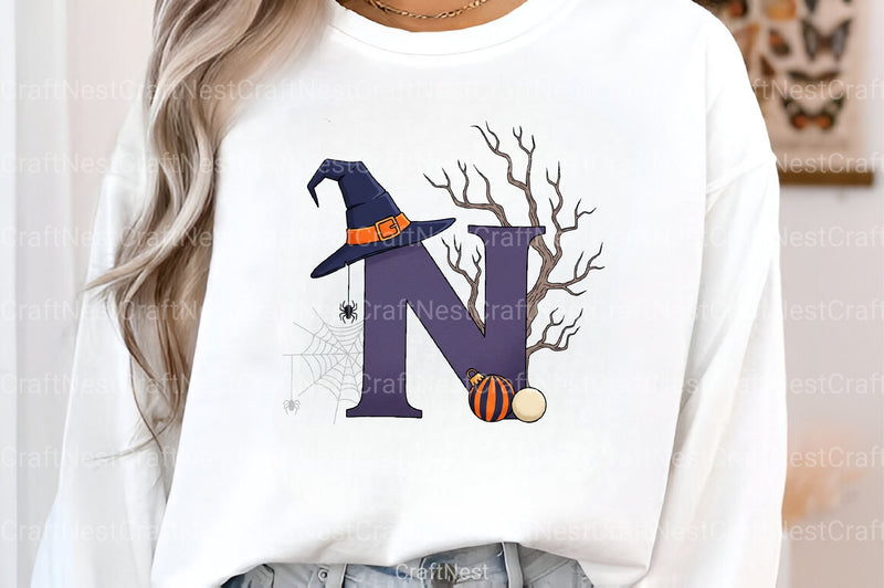 Halloween Alphabet Clipart Bundle 21 - CraftNest - Digital Crafting and Art