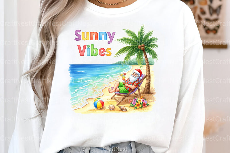 Christmas in July Funny Clipart Bundle 10 - CraftNest - Digital Crafting and Art