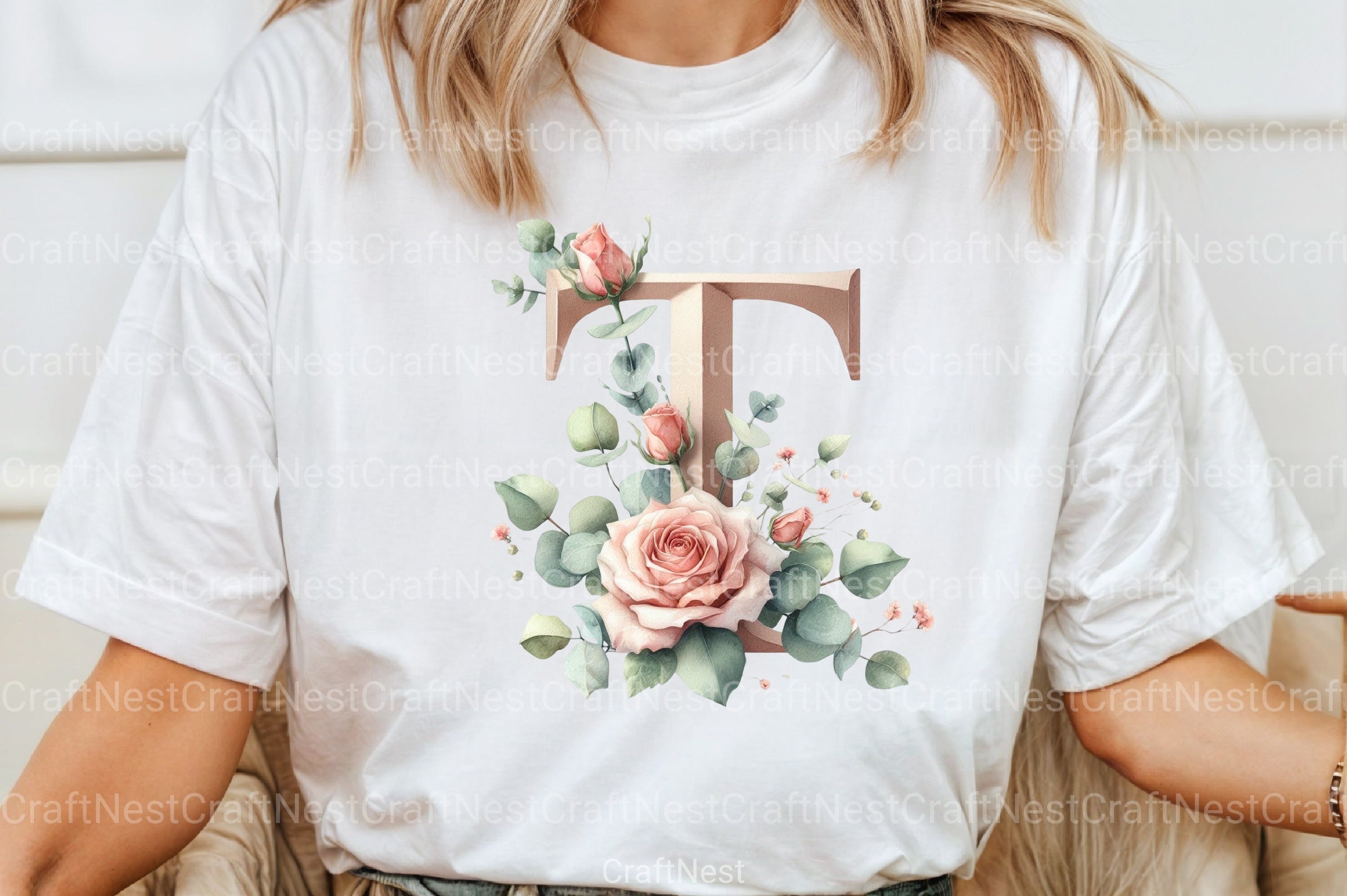 Floral Alphabet Clipart Bundle 99 - CraftNest - Digital Crafting and Art