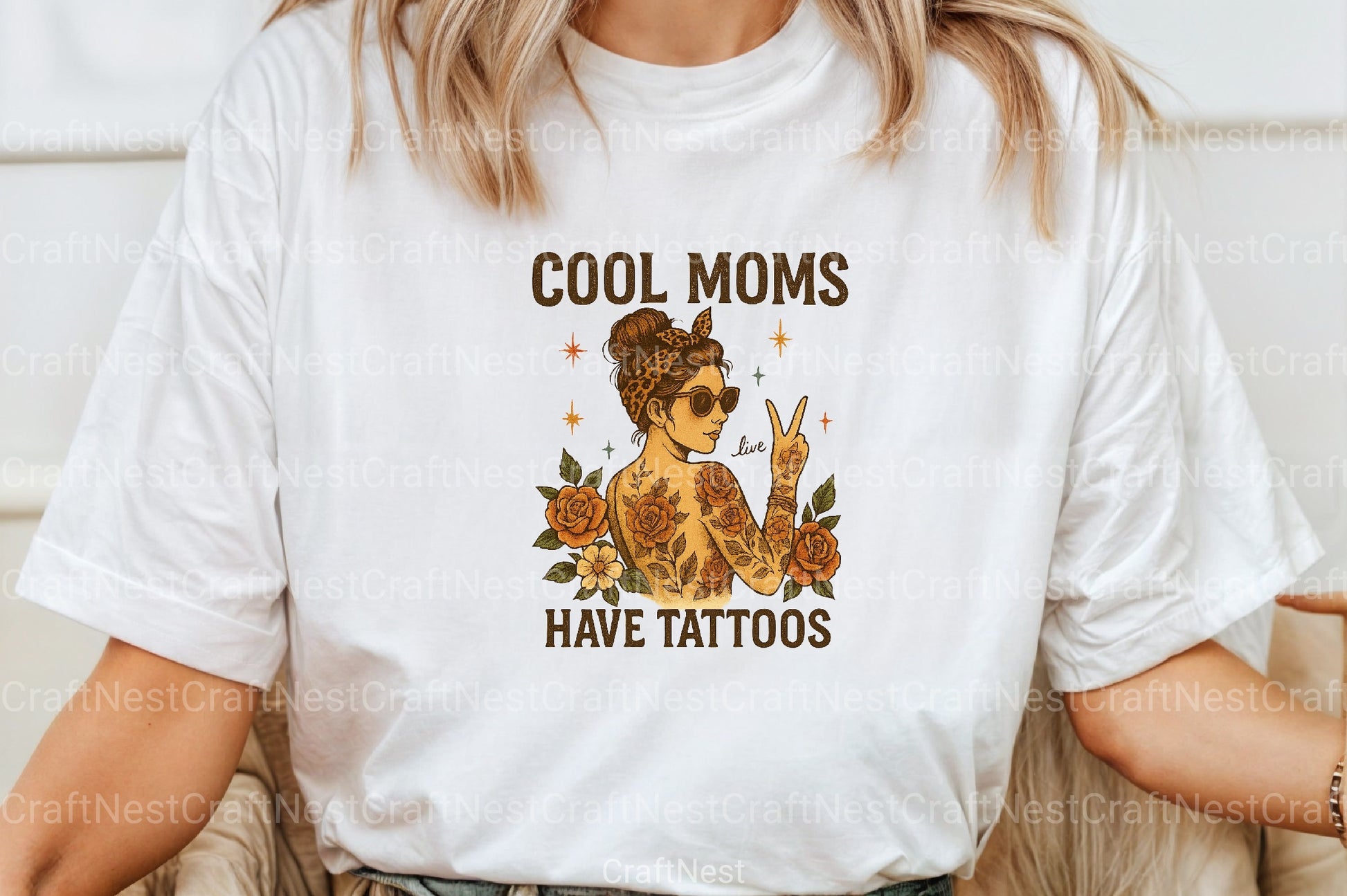 Funny Mother's Day Cool Mom Tattoos Clipart Bundle - CraftNest - Digital Crafting and Art