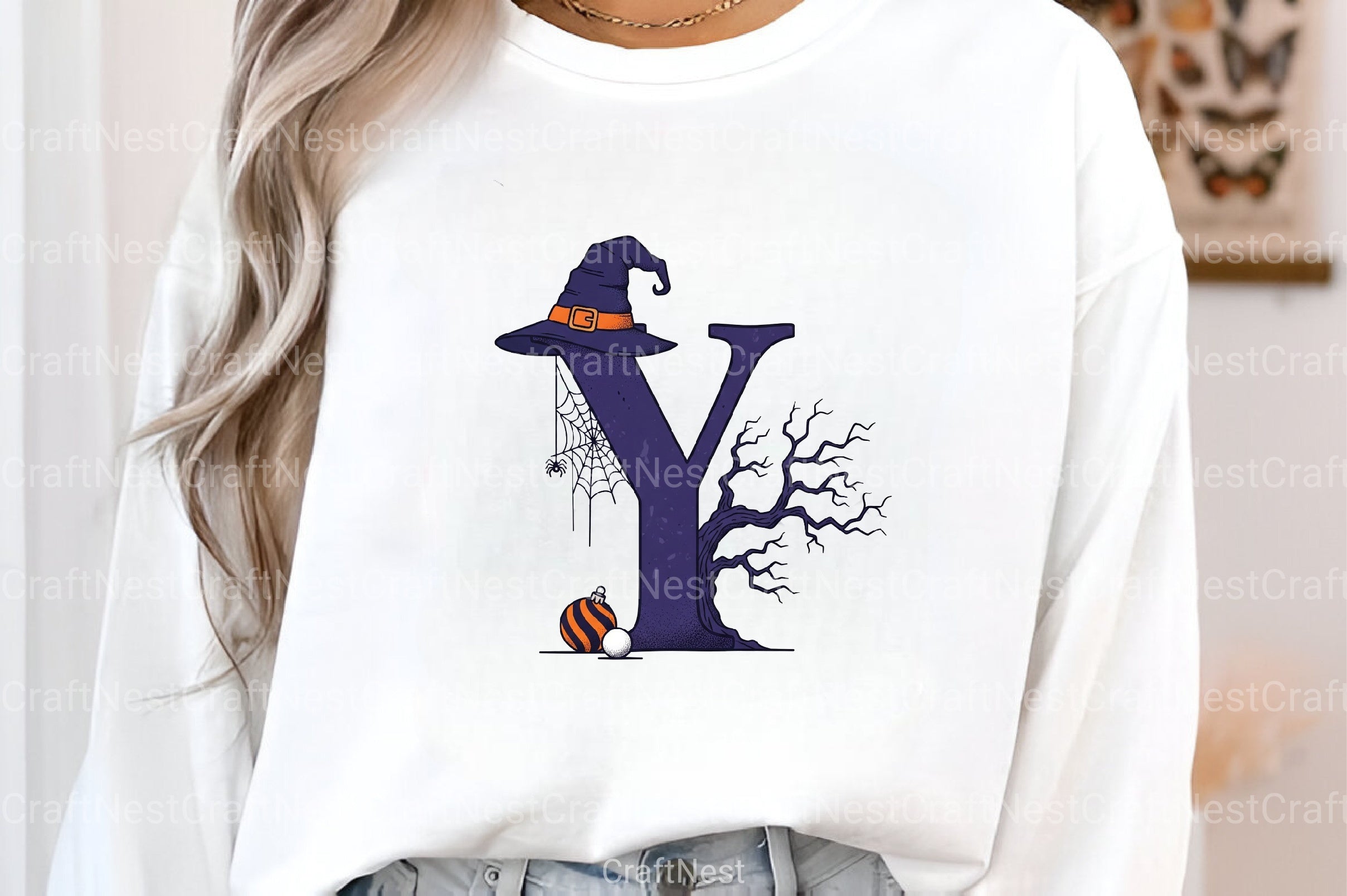 Halloween Alphabet Clipart Bundle 1 - CraftNest - Digital Crafting and Art