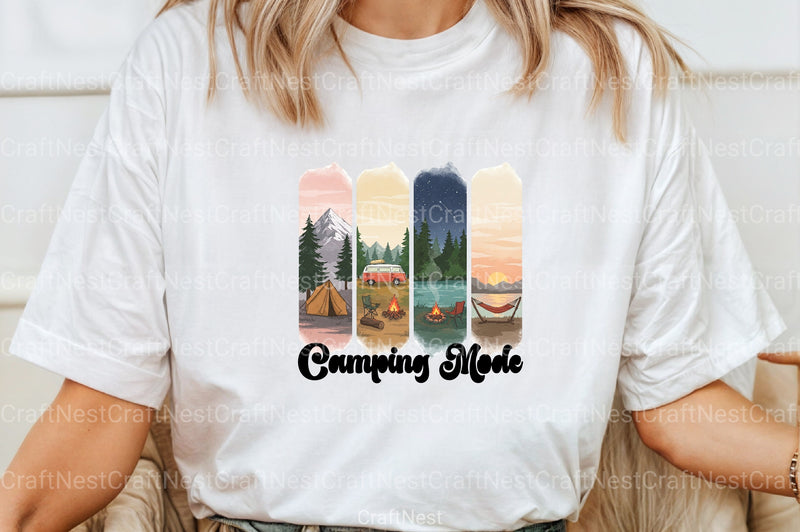 Camping Brushstroke Clipart Bundle 2 - CraftNest - Digital Crafting and Art