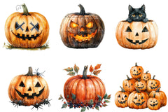 Halloween Pumpkin Clipart Bundle 1 - CraftNest - Digital Crafting and Art