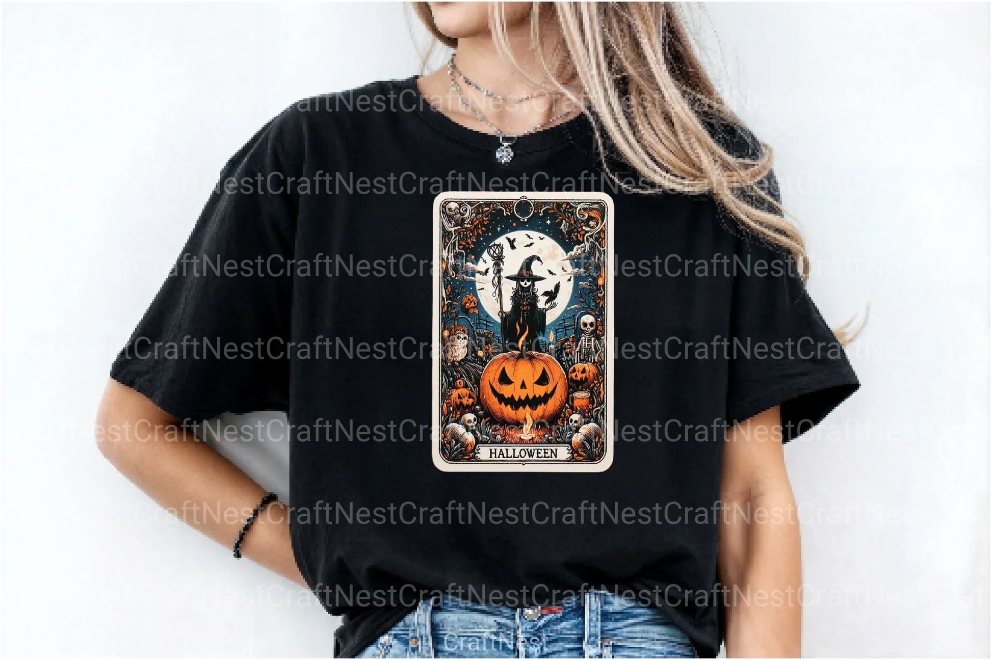 Halloween Tarot Card Clipart Bundle 55 - CraftNest - Digital Crafting and Art