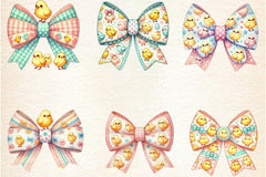 Easter Bows Clipart Bundle - CraftNest - Digital Crafting and Art