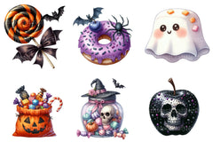 Halloween Candy Clipart Bundle 1 - CraftNest - Digital Crafting and Art