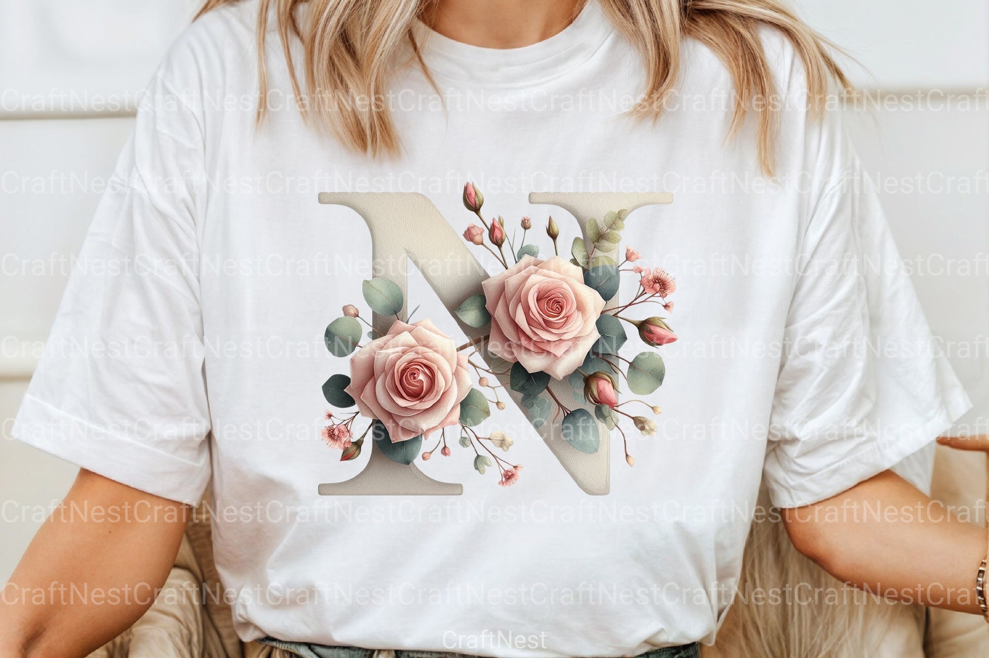 Floral Alphabet Clipart Bundle 15 - CraftNest - Digital Crafting and Art