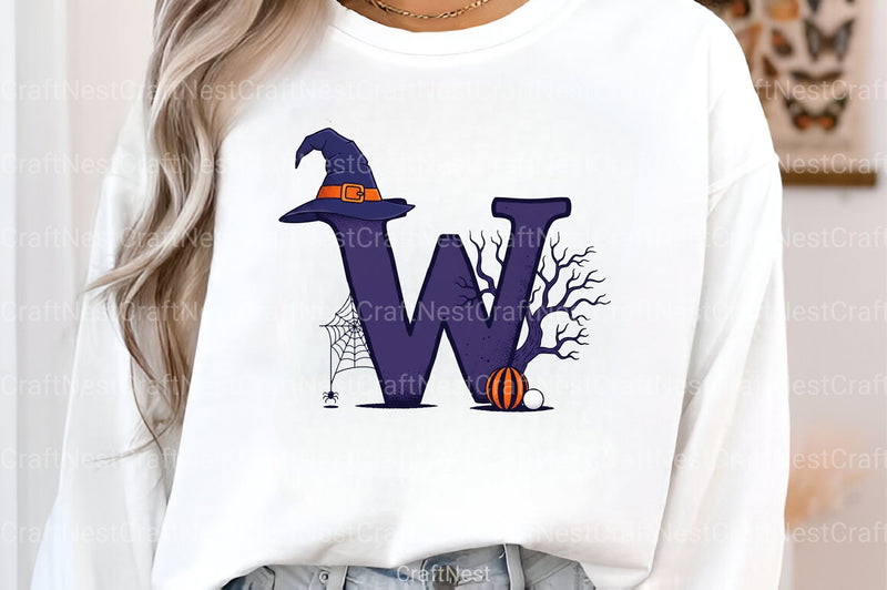 Halloween Alphabet Clipart Bundle 20 - CraftNest - Digital Crafting and Art