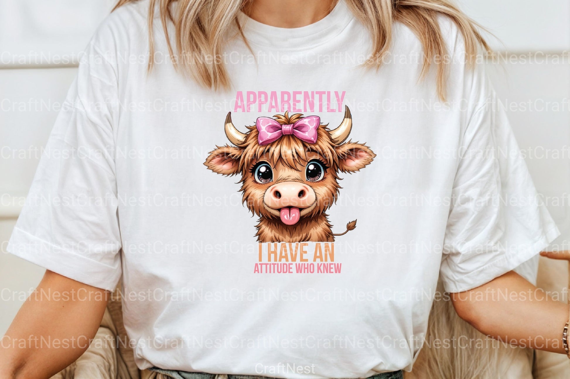 Funny Highland Cow Sarcastic Clipart Bundle - CraftNest - Digital Crafting and Art