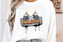 Skull & Chains Welcome Design Clipart Bundle - CraftNest - Digital Crafting and Art