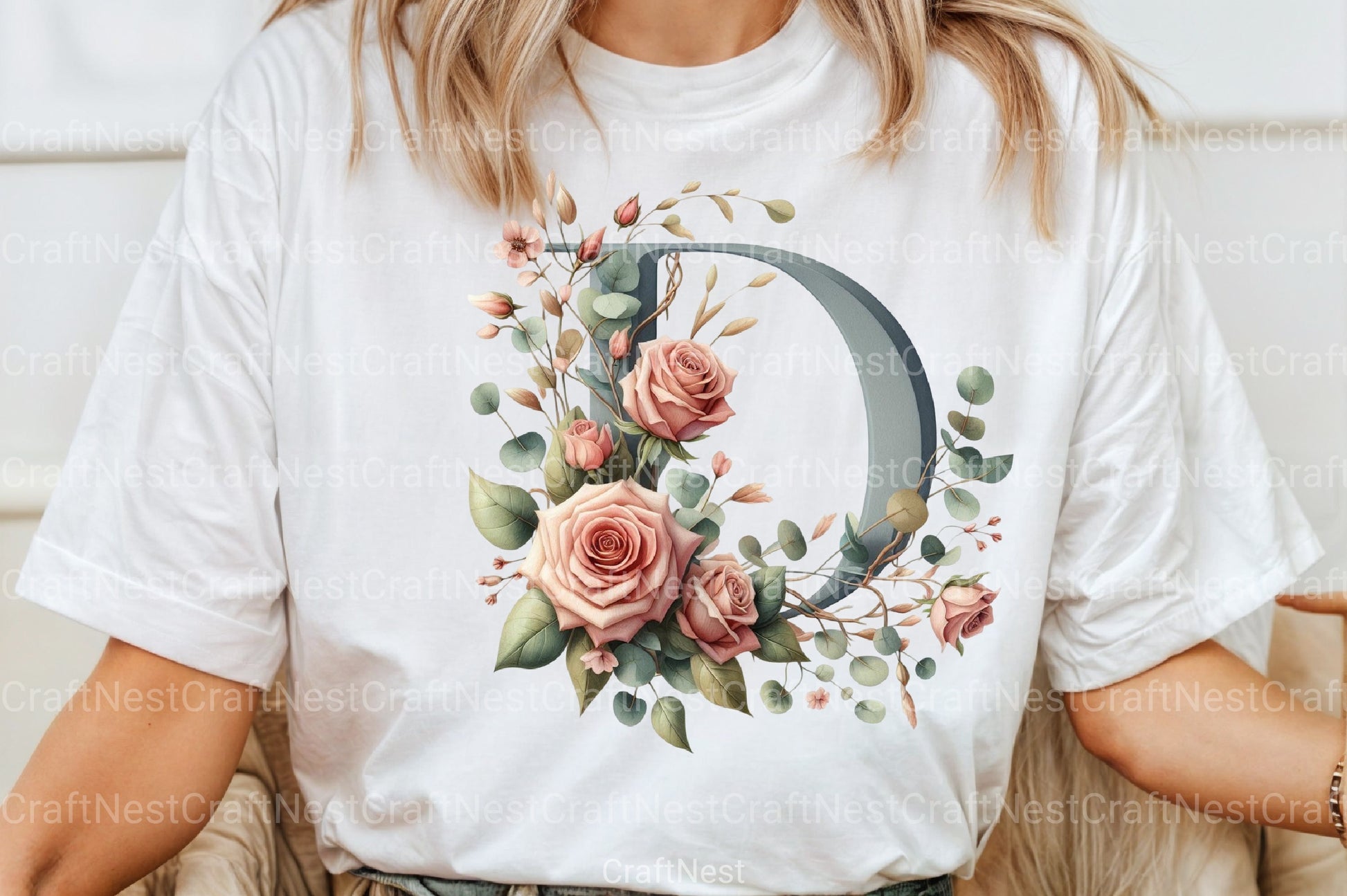 Floral Alphabet Clipart Bundle 24 - CraftNest - Digital Crafting and Art