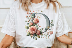 Floral Alphabet Clipart Bundle 24 - CraftNest - Digital Crafting and Art