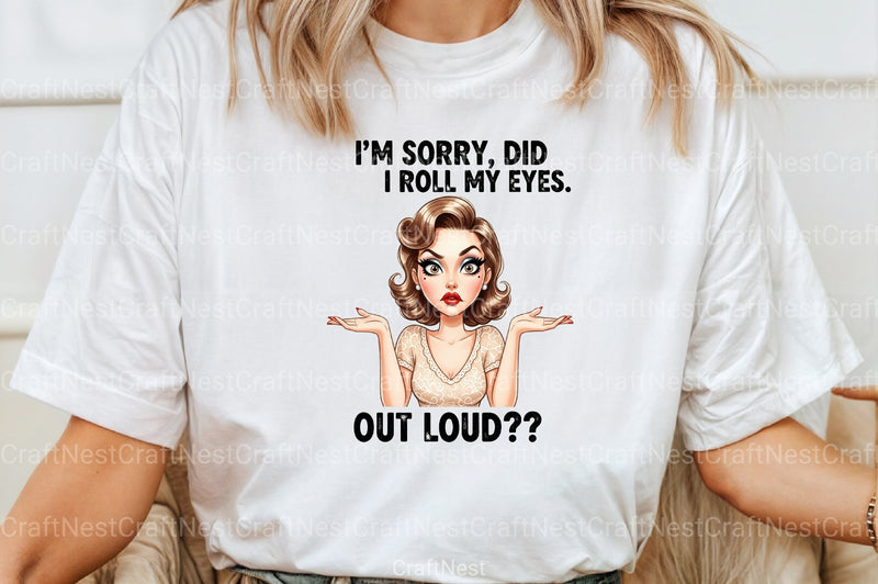 Sarcastic Funny Girl Can't Adult Today Clipart Bundle 38 - CraftNest - Digital Crafting and Art