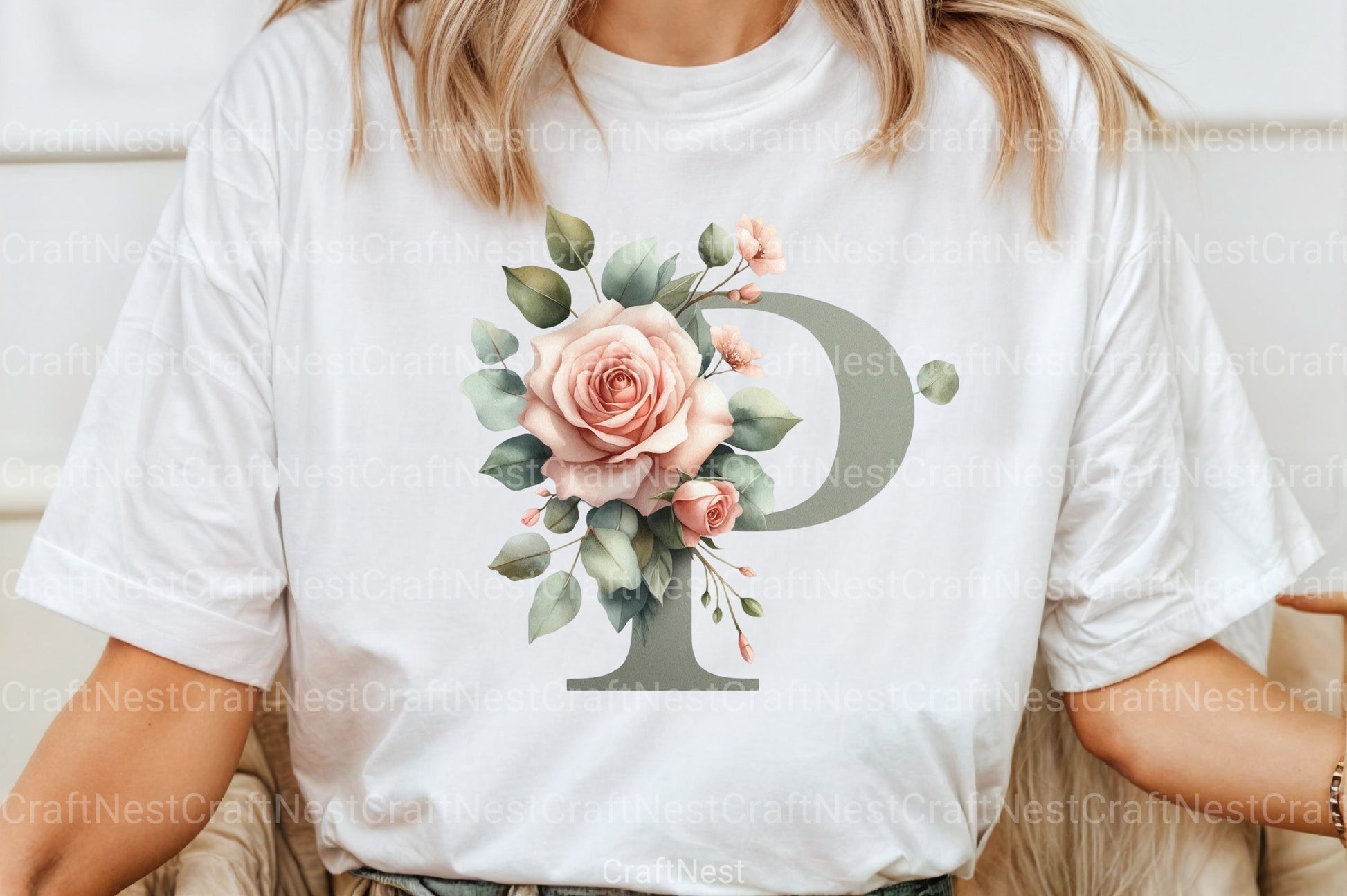 Floral Alphabet Clipart Bundle 23 - CraftNest - Digital Crafting and Art