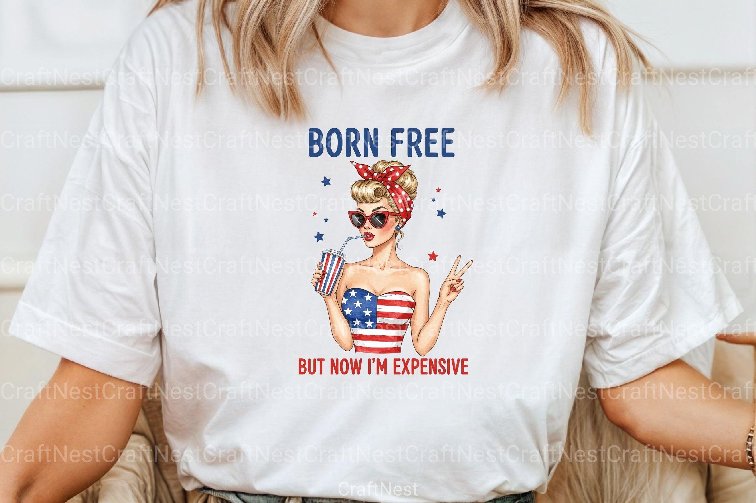 Funny 4th of July USA Patriotic Vintage Clipart Bundle 35 - CraftNest - Digital Crafting and Art