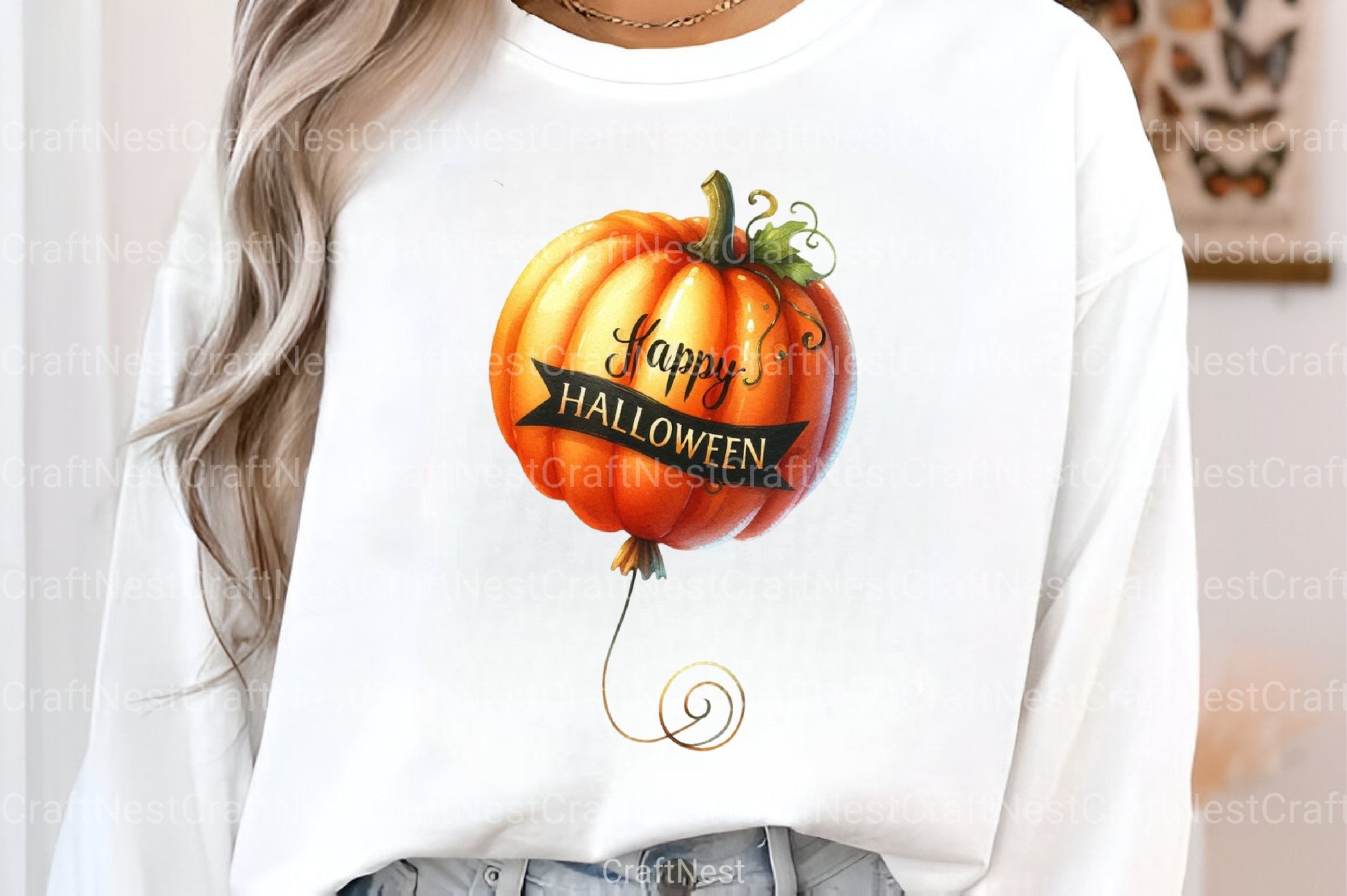 Happy Halloween Bloo Clipart Bundle - CraftNest - Digital Crafting and Art