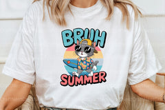 Summer Funny Cat Clipart Bundle - CraftNest - Digital Crafting and Art