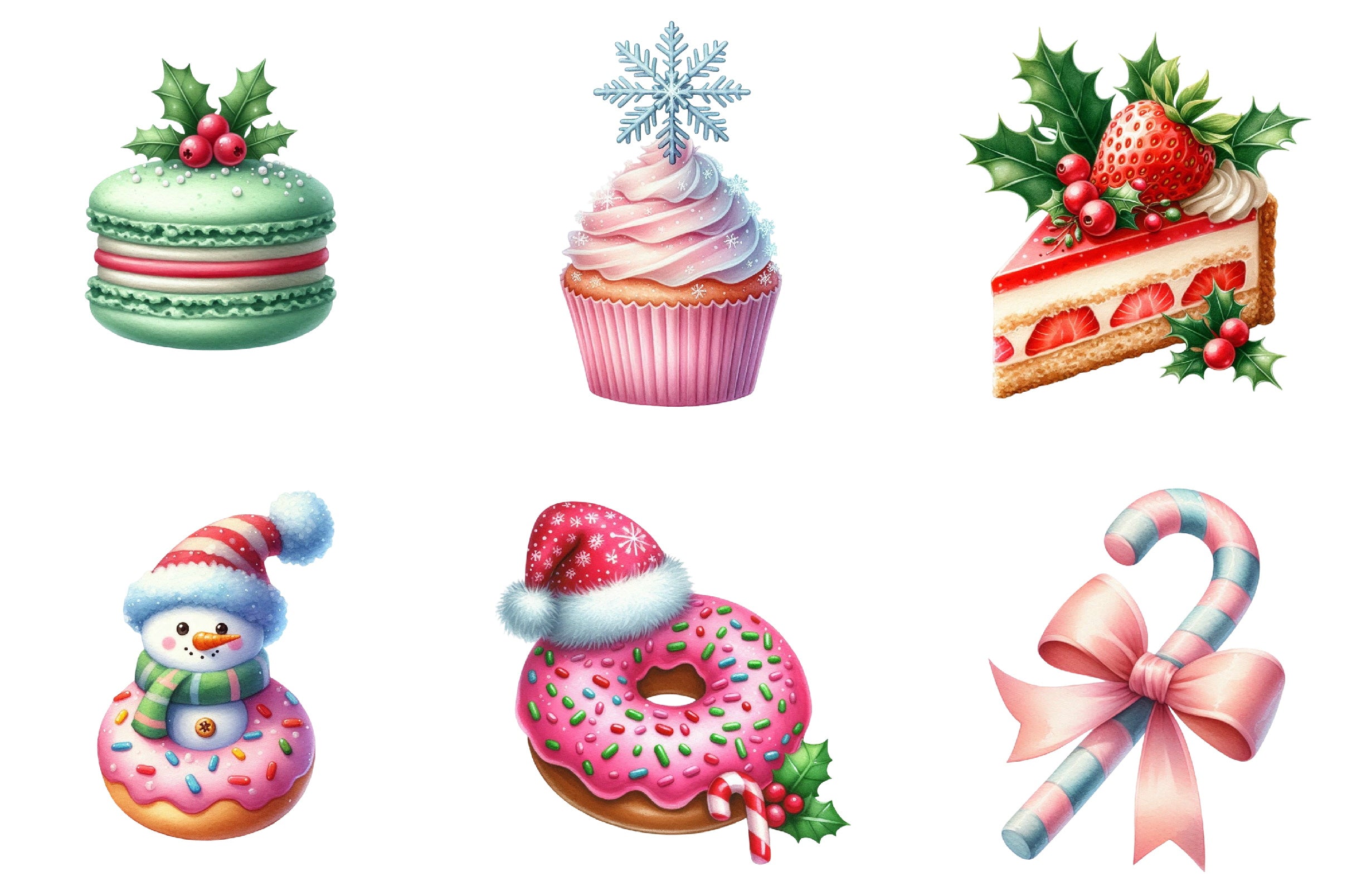 Sweet Christmas Clipart Bundle
