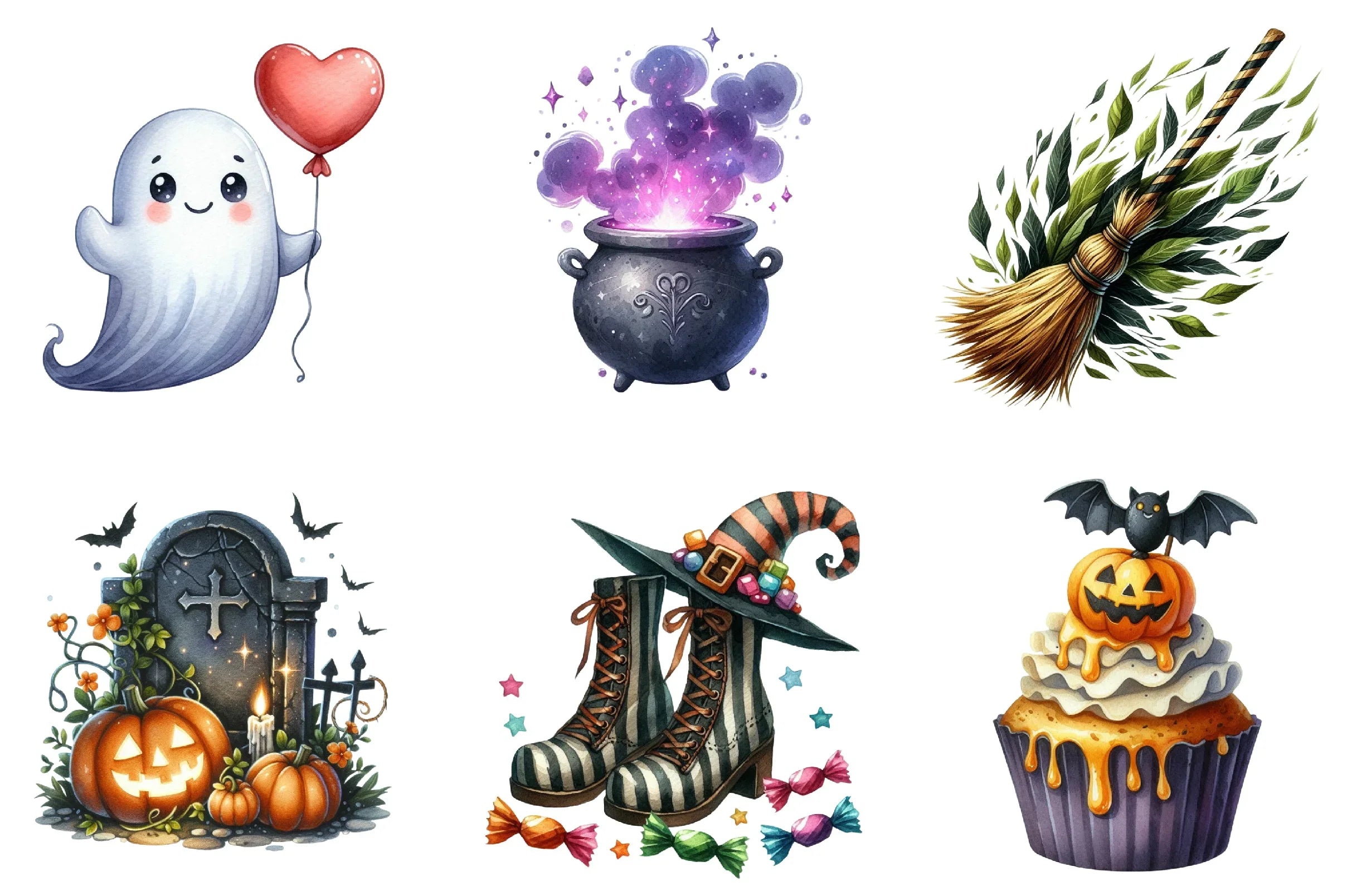Halloween Clipart Bundle - CraftNest - Digital Crafting and Art