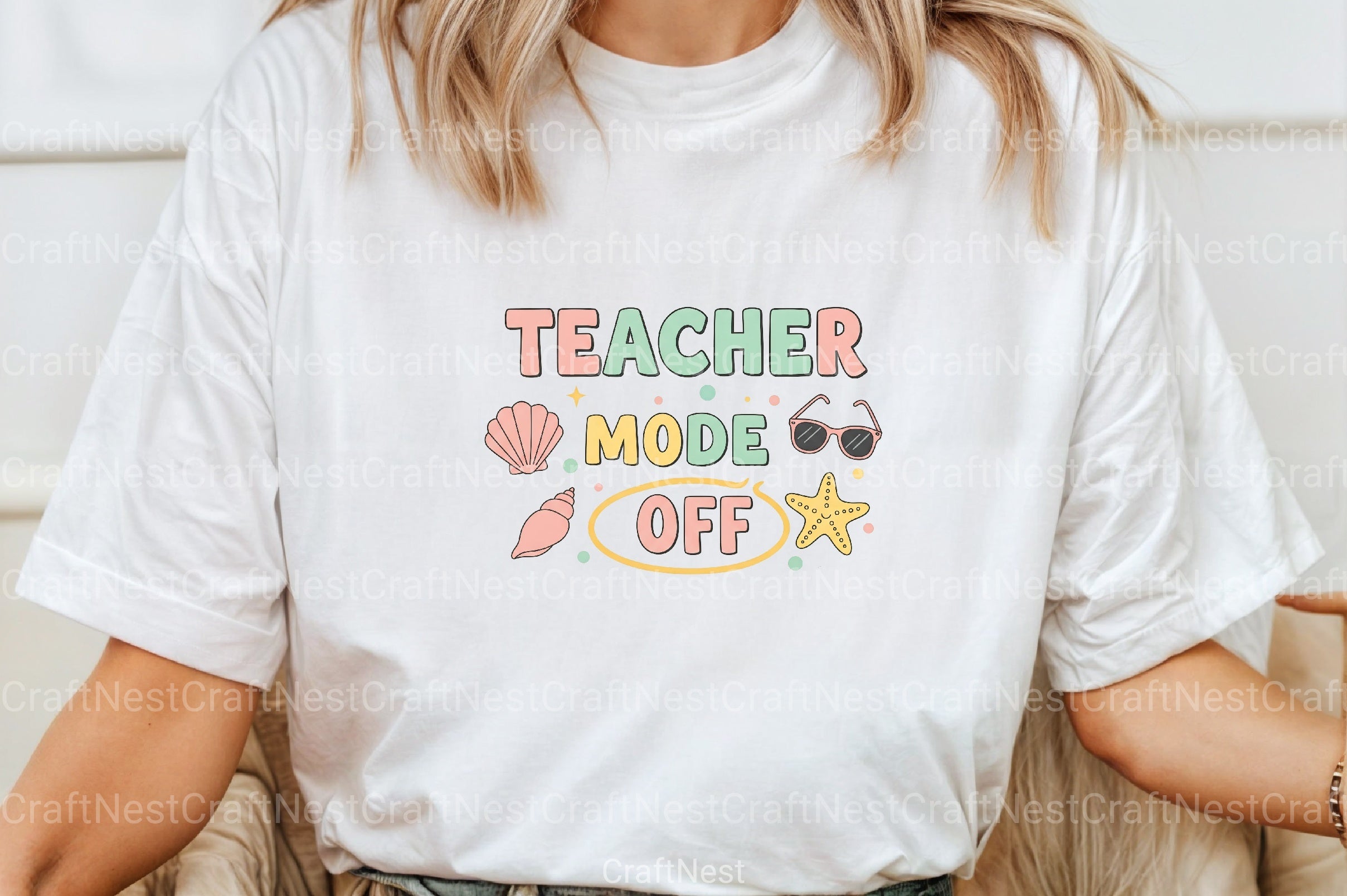 Teacher Summer Mode Off Clipart Bundle - CraftNest - Digital Crafting and Art