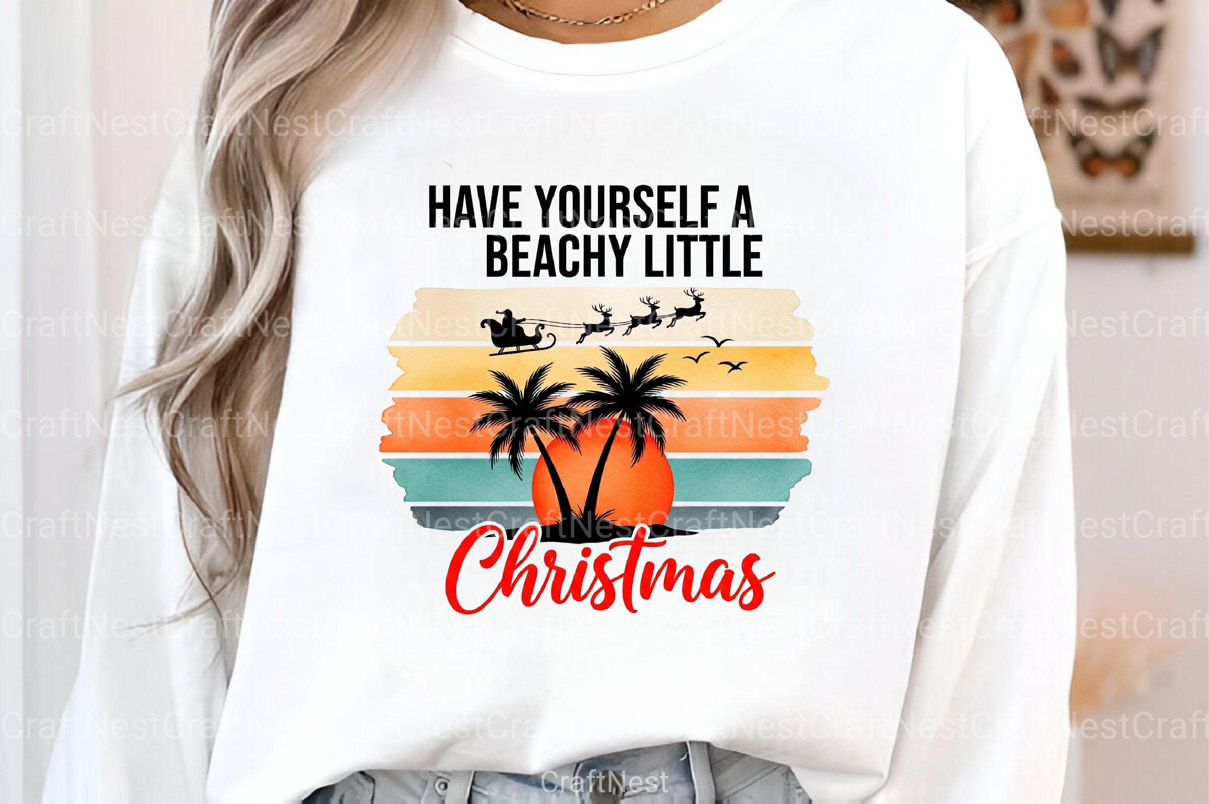 Christmas in July Funny Clipart Bundle 5 - CraftNest - Digital Crafting and Art