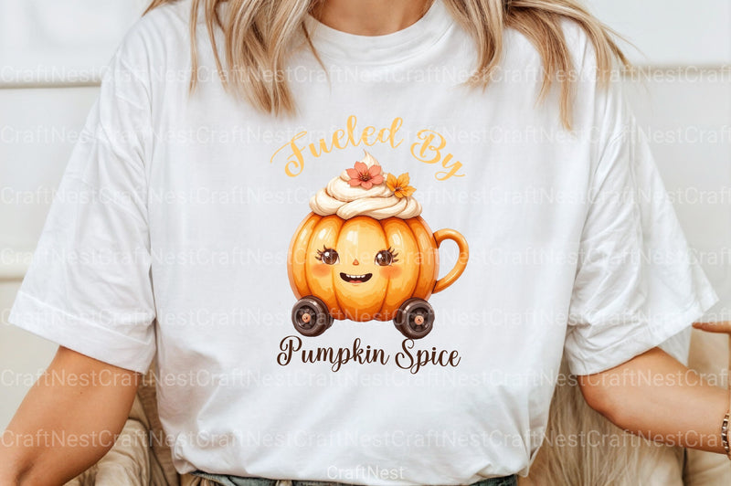 Fueled by Pumpkin Spice Clipart Bundle - CraftNest - Digital Crafting and Art