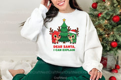 Dear Santa, I Can Explain Christmas Clipart Bundle - CraftNest - Digital Crafting and Art