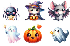 Kawaii Halloween Clipart Bundle - Twinkle Design - CraftNest - Digital Crafting and Art
