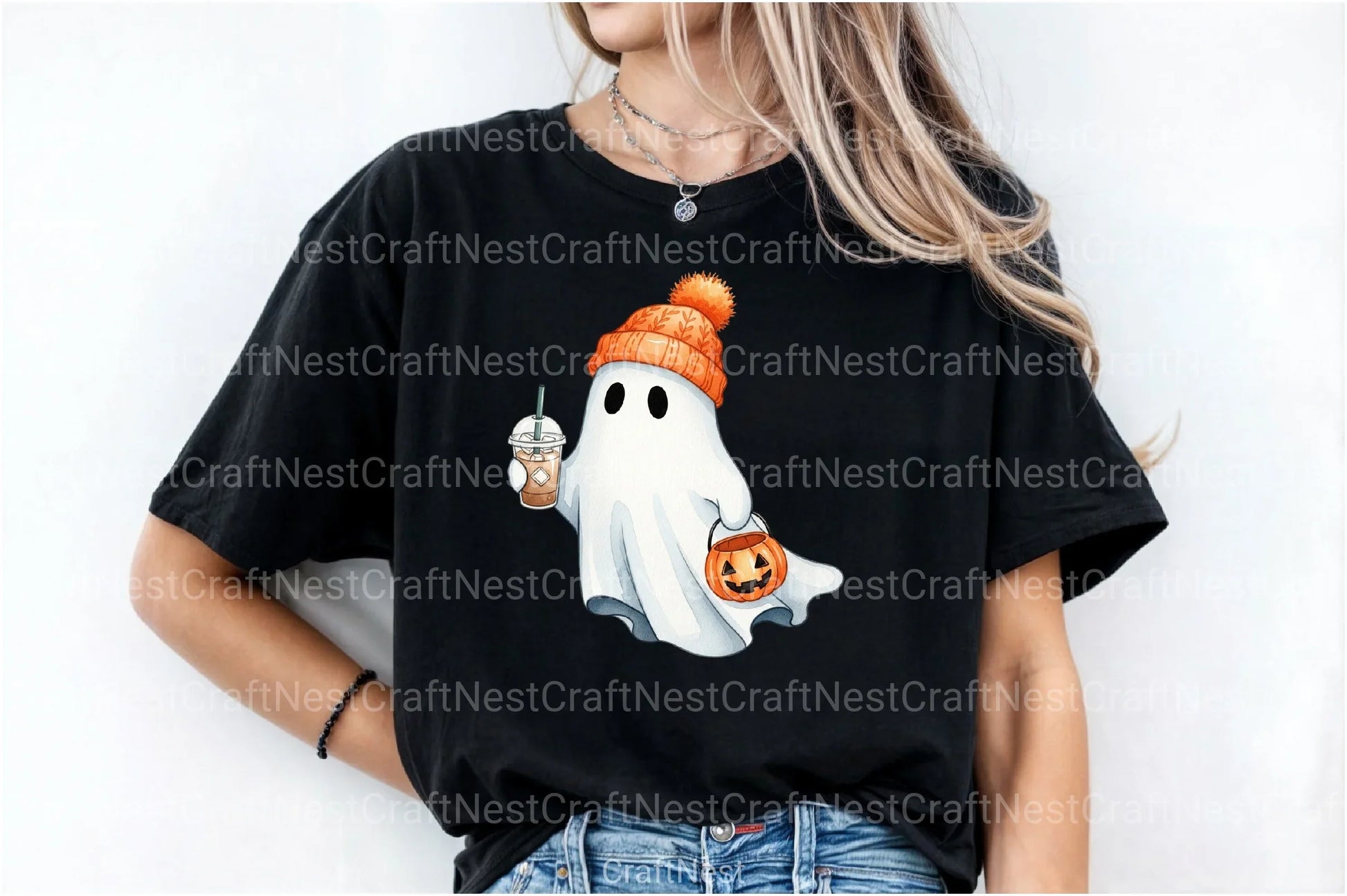 Cute Halloween Ghost Clipart Bundle 36 - CraftNest - Digital Crafting and Art