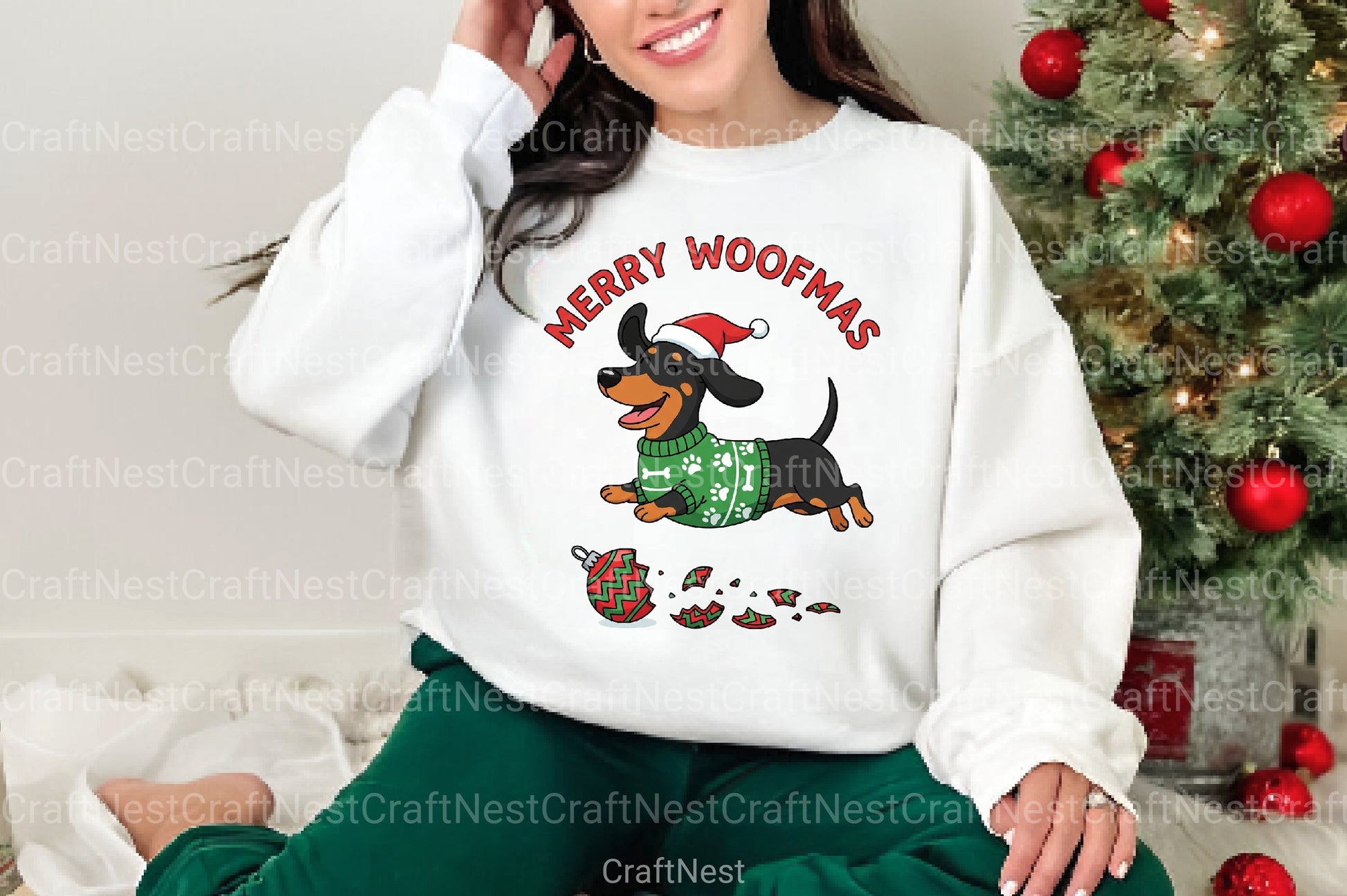 Funny Dog Christmas Clipart Bundle 99 - CraftNest - Digital Crafting and Art