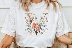 Floral Alphabet Clipart Bundle 9 - CraftNest - Digital Crafting and Art