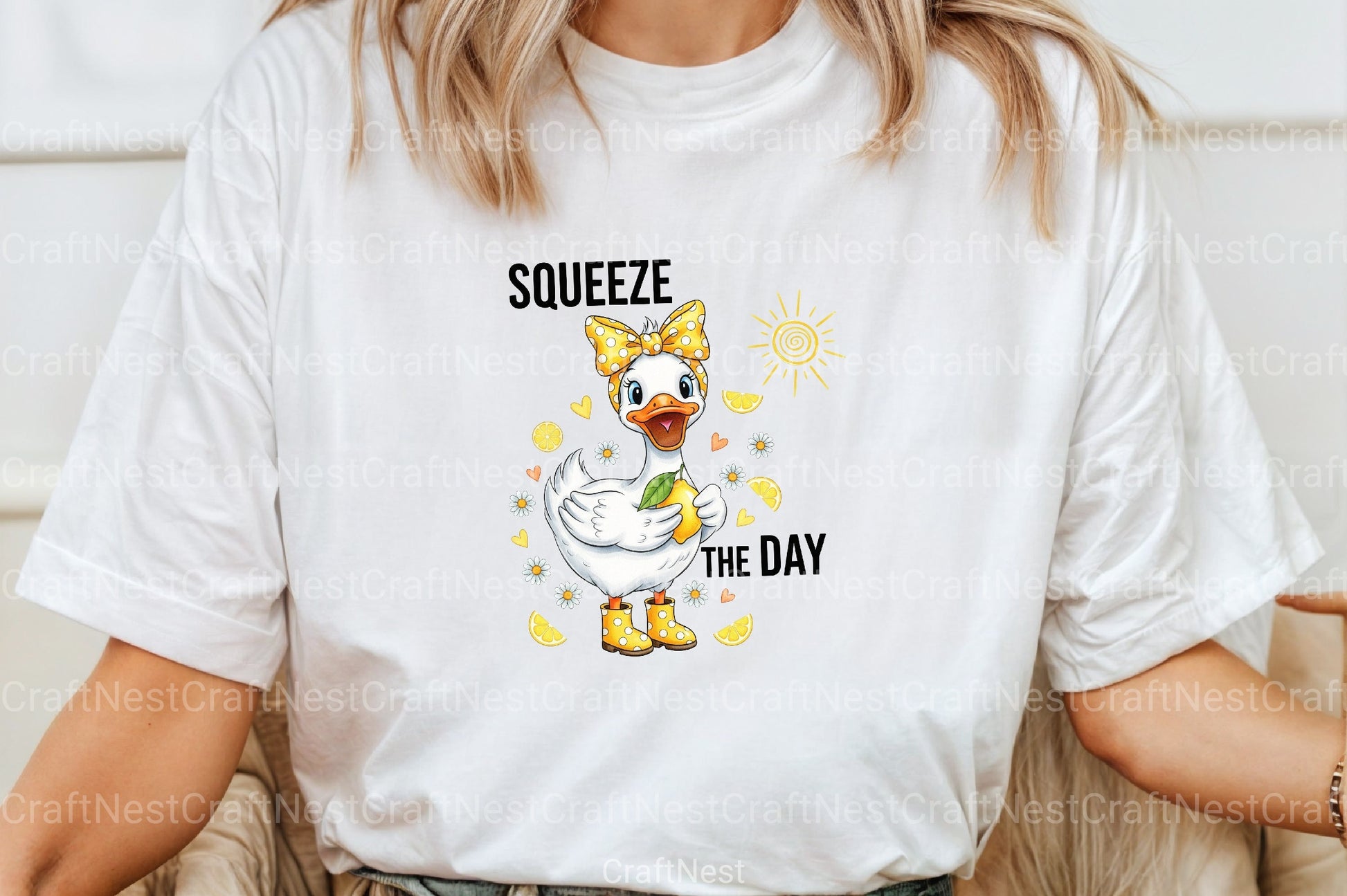 Funny Lemon Goose Clipart Bundle: Positive Main Squeeze - CraftNest - Digital Crafting and Art