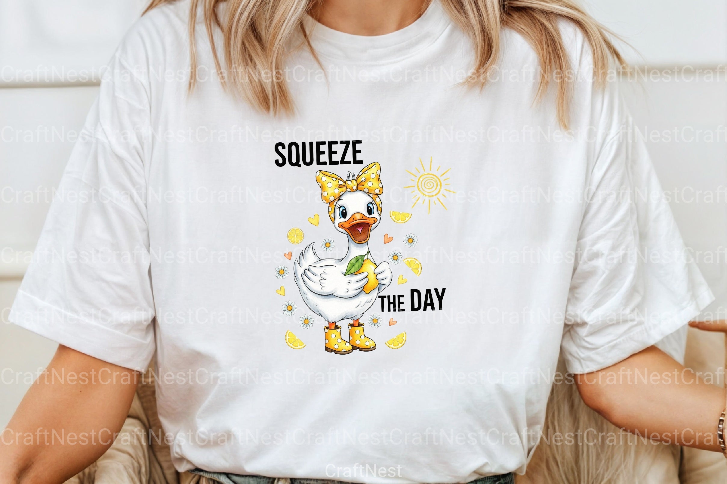 Funny Lemon Goose Clipart Bundle: Positive Main Squeeze - CraftNest - Digital Crafting and Art