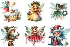 Christmas Fairy Clipart Bundle 1 - CraftNest - Digital Crafting and Art