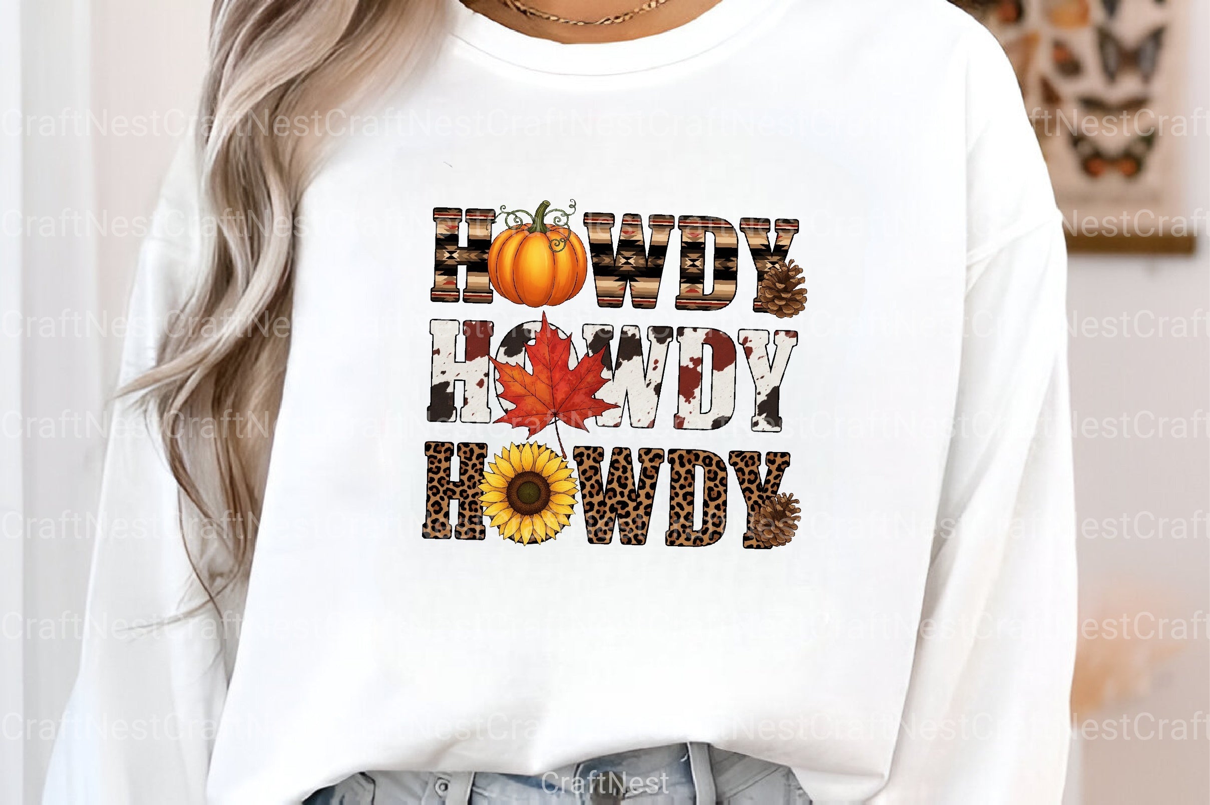 Layered Howdy Fall Graphic Clipart Bundle - CraftNest - Digital Crafting and Art