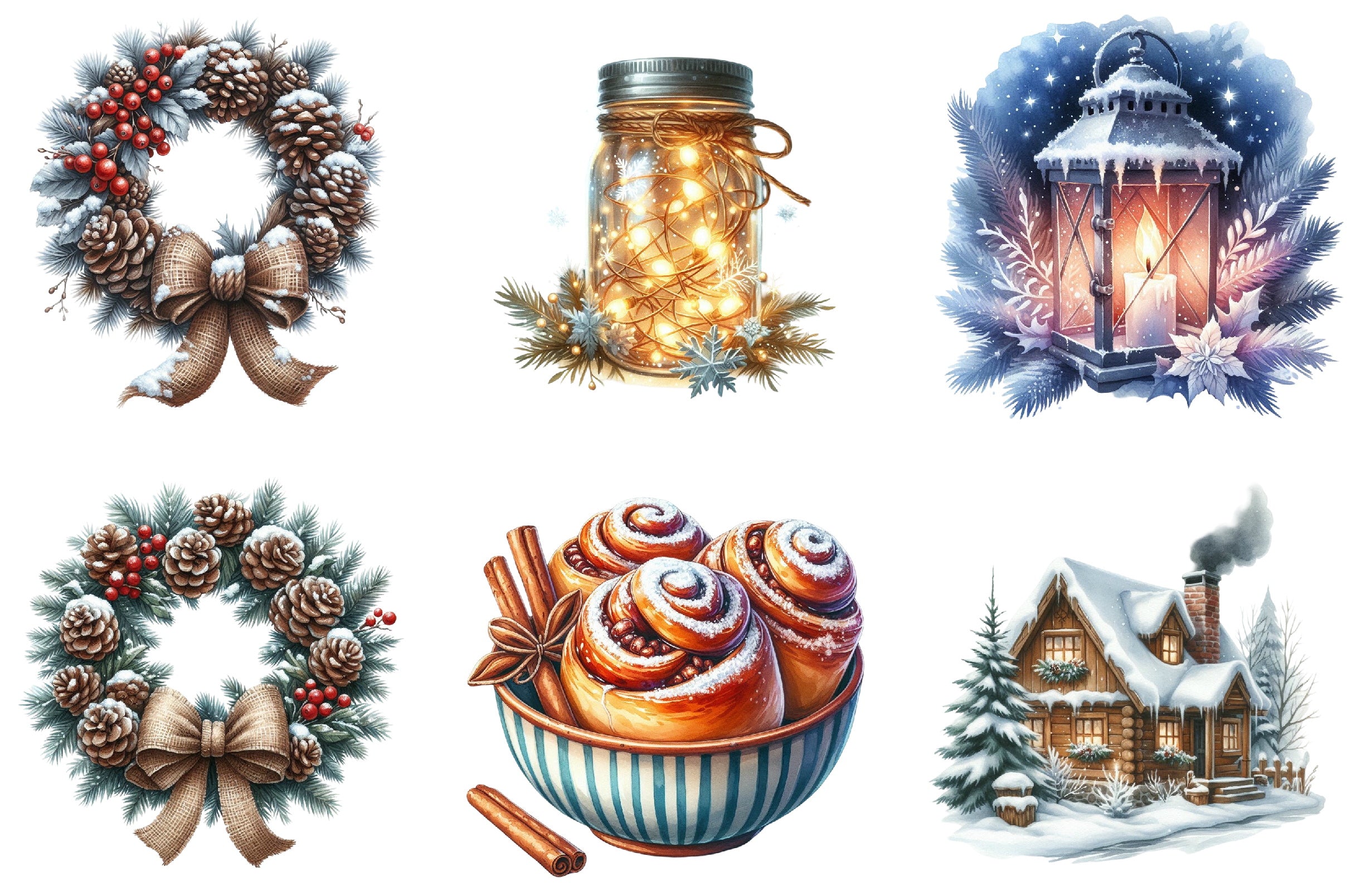 Cozy Winter Clipart Bundle