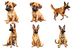 Winter Dog Breeds Clipart Bundle - CraftNest - Digital Crafting and Art