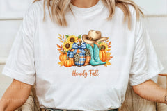 Howdy Fall Cowboy Boots Pumpkin Clipart Bundle - CraftNest - Digital Crafting and Art