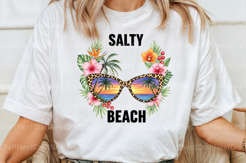 Tropical Summer Clipart Bundle: Salty Beach Collection - CraftNest - Digital Crafting and Art