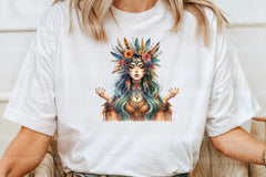 Tribal Boho Girl Clipart Bundle 5 - CraftNest - Digital Crafting and Art