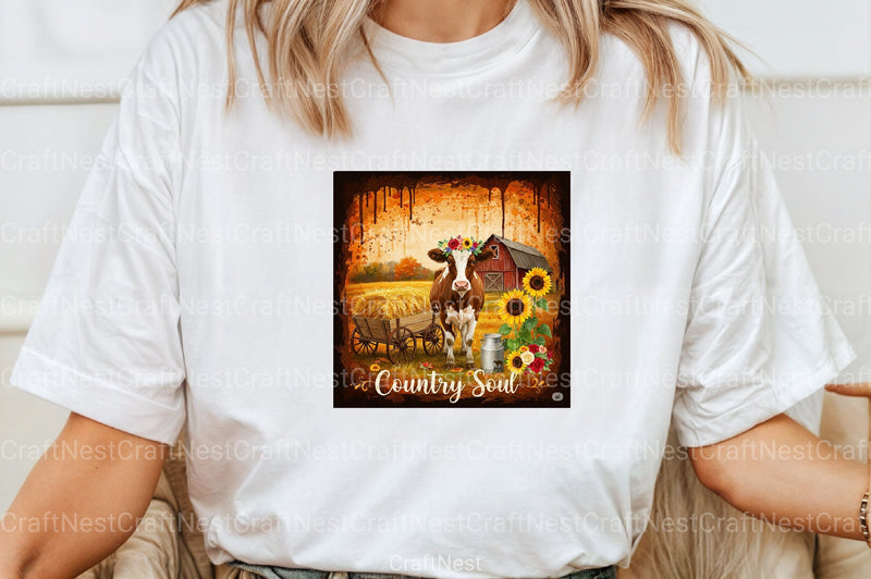 Vintage Country Western Brushstroke Clipart Bundle - CraftNest - Digital Crafting and Art