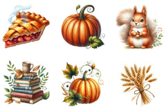 Autumn Collection Clipart Bundle - CraftNest - Digital Crafting and Art