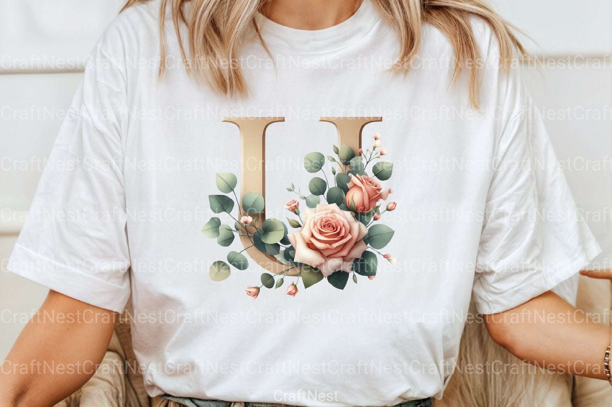 Floral Alphabet Clipart Bundle 16 - CraftNest - Digital Crafting and Art