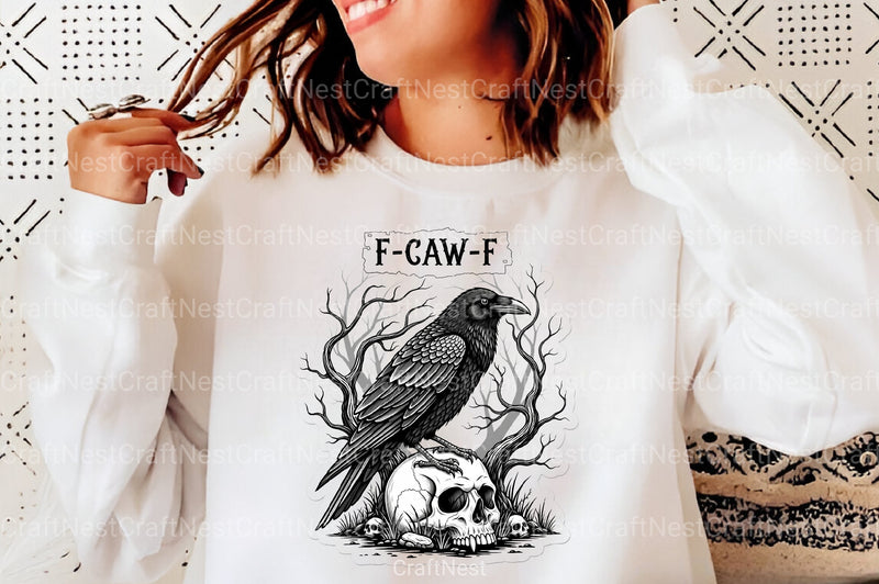 F Caw Crow Clipart Bundle - CraftNest - Digital Crafting and Art