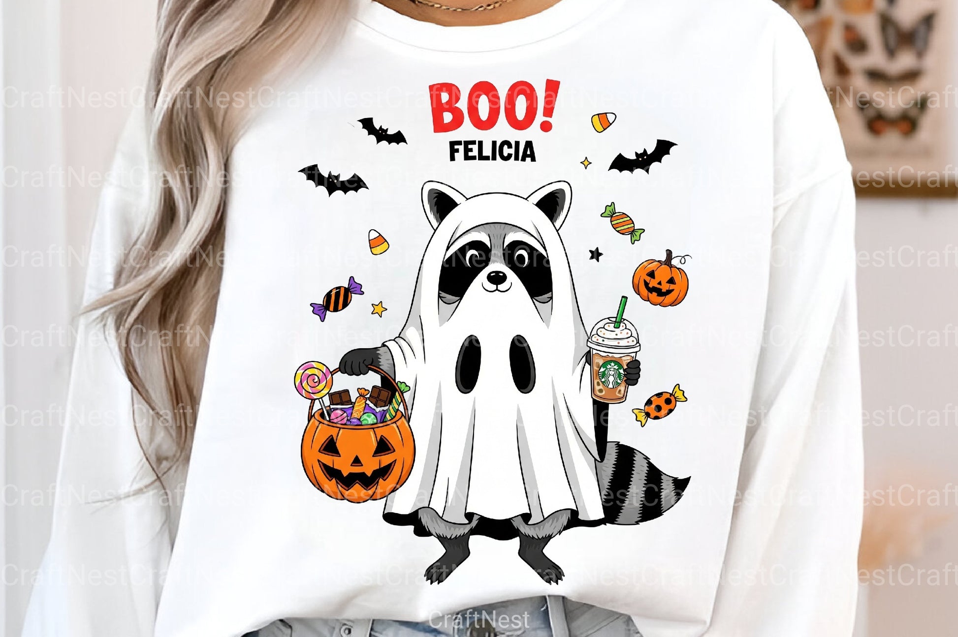 Boo! Felicia Halloween Clipart Bundle - CraftNest - Digital Crafting and Art