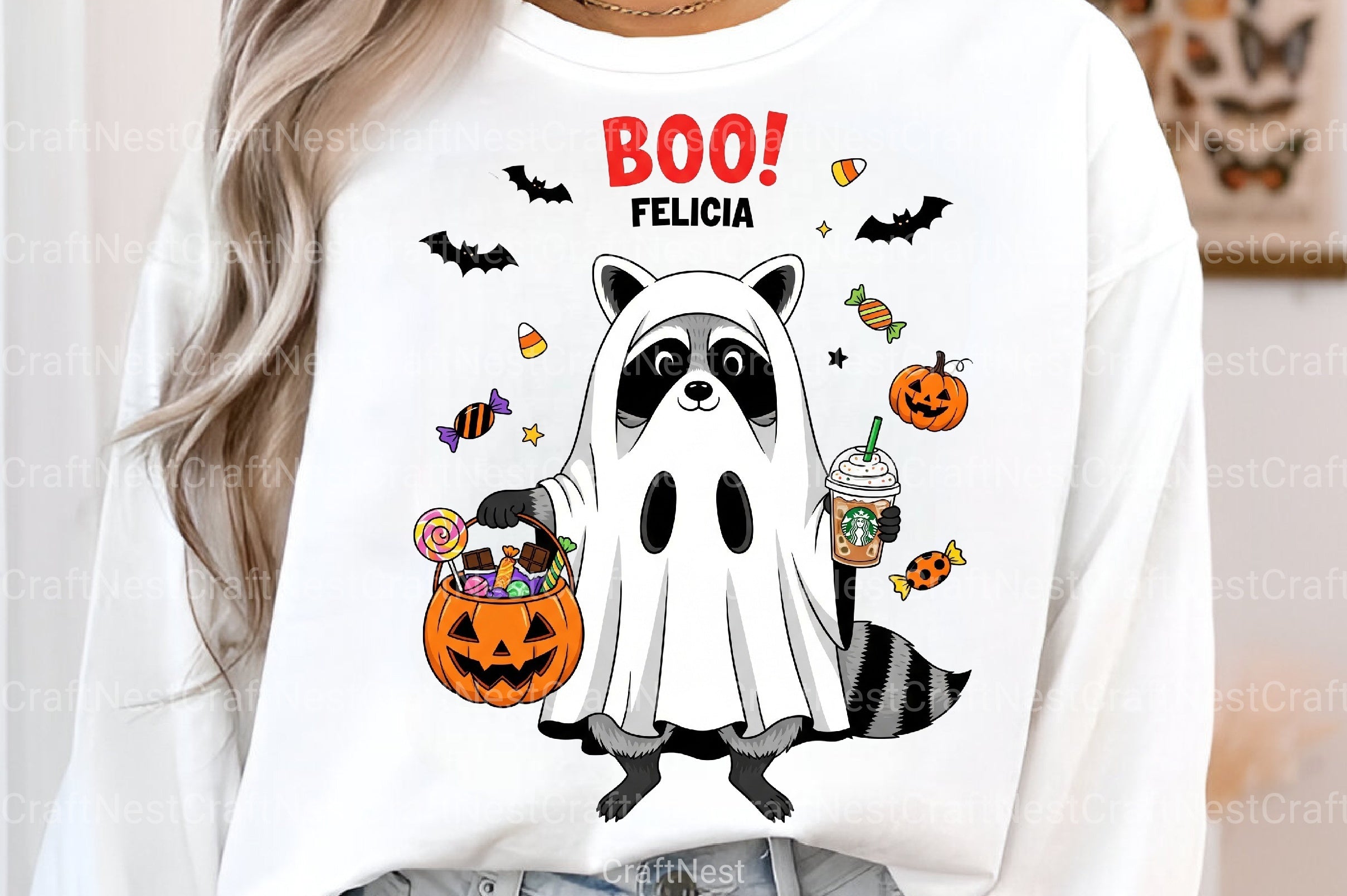 Boo! Felicia Halloween Clipart Bundle - CraftNest - Digital Crafting and Art