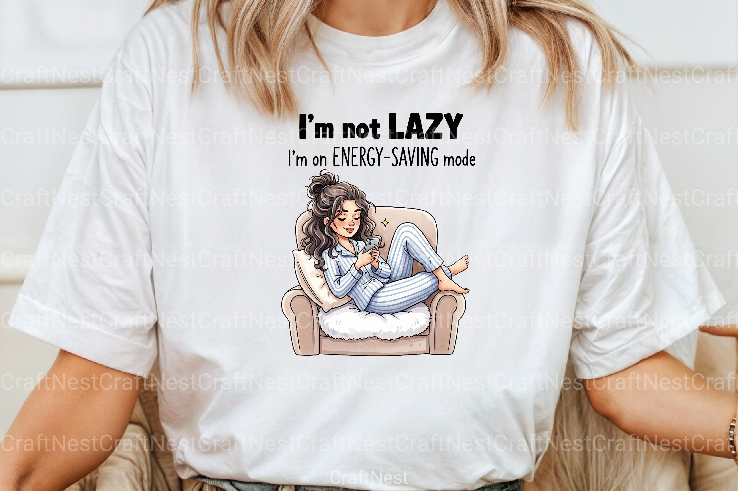 Sarcastic Funny Girl Can't Adult Today Clipart Bundle 1 - CraftNest - Digital Crafting and Art